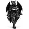BRTNUP Figura gotica Dark Fantasy - Statua gotica di lettura del demone