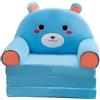 Ozgkee 2 in 1 Pieghevole Bambini Divano Cute Divano Sedia per Bambini Cartone Animato Divano Divano per Soggiorno Camera (H)