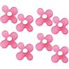 POMOLINE 8 Un. POMOLI Maniglie Mobile Bambino Piccolo resine Rosa Fucsia Cromato Opaco 43X38X26mm