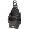 Baoblaze Borsa da Cintura Porta Attrezzi Con, Borsa Portautensili Rotante A Sgancio Rapido, Modello 2026-3028, Con Fibbia Circolare Dimensioni 330 × 145 × 130 Mm, Peso 400 G, Colore Nero Con Cuciture Rosse.