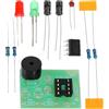 EXHUMKY Kit Timer 555 Ne555 Circuito Astabile a Led, Suite Fai da Te Elettronica, Effetti Doppio Flash, per Allenamento Saldatura e Uso Didattico 3 Pezzi