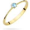 MARKO Anello di fidanzamento da donna in oro 375 con zirconi - Gioielli senza tempo per uomo e donna - Anelli in diversi colori, Oro giallo, Zirconia cubica