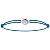 TALISMAN JEWELLERY Bracciale in argento 925 con cordino regolabile - Conchiglia Camino de Santiago, Cammino di Santiago (pezzo da 10 MM)