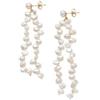Purelei Pearl Muse - Orecchini impermeabili, lunghezza 70 mm | Materiale oro: acciaio inossidabile 14K, perle d'acqua dolce, peso: 9,3 g