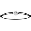 TALISMAN JEWELLERY Bracciale in argento 925 con cordino regolabile - Conchiglia Camino de Santiago, Cammino di Santiago (pezzo da 10 MM)