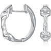 Bling Jewelry Orecchini Cowgirl Regalo Equino Con Pendenti A Cerchio Con Morso Per Cavalli, Gioielli Western Per Donne Adolescenti Placcati In Oro Rosa In Argento Sterling .925