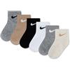 NIKE Swoosh 6pk Ankle So Calzini Unisex - Bimbi 0-24 (Pacco da 1)