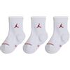 NIKE 3Pack Calze Cushioned bambini Jordan spugna alti bianco 23,5/27