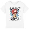 One Piece Season Two Chopper Portrait (Front Print) Boys T Shirt, Bianco, 7-8 A