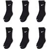NIKE Nike Kids Rn0019 Short Socks 6 Pairs Eu 23 1/2-27 SOCKS Unisex - Adulto