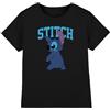 Lilo and Stitch Lilo & Stitch Classic Pose Unisex Kids T Shirt, Nero, 9-10 Anni Bambini e Ragazzi