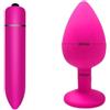 Generico Massaggiatore vibrante, silicone, AP01, S M L