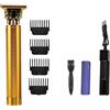 ETRAVEL Tagliacapelli professionale da uomo, elettrico, senza fili, ricaricabile, kit per il taglio dei capelli con leva conica (oro)