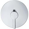 Duravit C.1 Miscelatore monocomando monocomando Doccia Incasso, rosone Tondo, 1 utenza - C14210010010