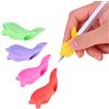 Streysisl Impugnature per matite | Supporto ergonomico in silicone a forma di delfino, per tenere la penna | per bambini, studenti, bambini, adulti, principianti, casa, scuola, scuola materna formazione