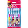 Brush Buddies Barbie Soft Toothbrush 6pk
