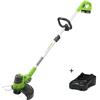 Greenworks G48LT30K2 - Bordatore Telescopico con Caricabatterie