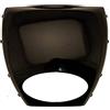 one by Camamoto cod 77390150J plastica, carena scudo anteriore nero lucido compatibile con aprilia scarabeo 50-100 anno dal 2001 al 2012 | rif. orig. Aprilia 67210800