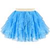 Sunny Fashion Ragazze Gonna Marina Militare Blu Perla Stelle Scintillante Tutu Danza 4-12 Anni