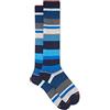 Gallo - Calze Lunghe Uomo Cotone E Cashmere Navy Righe Multicolor Macro
