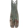 OIOLOYJM Estate Plus Size Boho Tute per le Donne 2025 Tute di Modo Allentate Pagliaccetti Floreali Stampato Baggy Harem Pantaloni