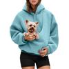 Generico Felpa Porta Gatto Cane con Tasca per Cotone Donna Peluche Cani Felpe Invernali Cappuccio E Gatti Marsupio in con Animali per E Pullover Casual Invernale Unisex Casa All'aperto