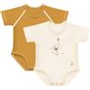 Nene J BIMBI Pack 2 Pezzi Body Neonato 4 Season 0-36 Mesi, Giallo | elastico