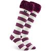 CityComfort Calze Donna, Calzini Antiscivolo Invernali Caldi a Pantofola Calze Alte al Ginocchio