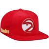 Mitchell & Ness Atlanta Hawks Red Cord Hardwood Classic Snapback Cap, Colore: rosso, Taglia unica
