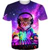 Fanient T-Shirt 3D Stampato Tee Maglietta per Uomo e Donna | Stampa 3D, maglietta alla moda, girocollo, maniche corte, stile strada, morbida, traspirante, per donne adulte, estate