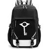 LKY STAR Anime Hazbin Hotel Sacchetto di Scuola Daypack Zaino Viaggio Backpack da Scuola Zainetti per Ragazze Donna
