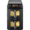 JUST PERFECTO HOUSEHOLD APPLIANCES Just Perfecto Friggitrice ad Aria 10L Doppio Cestello Touch Screen Nero