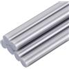 QUARKZMAN 6Pz Mini Bastoncini a Caldo di EVA per Pistola Colla a Caldo 11mm x 100mm Colla Stick Grandi, Argento Metallico