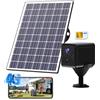 UCOCARE Mini Telecamera 4G da Esterno con SIM, 2K Telecamera Solare con SIM