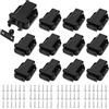 MAIXINNEW 12 Pezzi Push Pull per Ante | Push to Open per Ante Incasso, Chiavistelli Push Pull per Armadio e Cassetto