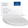 Villeroy & Boch Omnia 88236101 - Sedile WC con cerniere in acciaio INOX, colore: Bianco