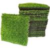 rivestiiltuogarage Piastrelle da Esterno ad Incastro WPC per Pavimentazione drenante Terrazzo, Balcone, Giardino,piscina, effetto legno antiscivolo base in PVC (ERBA, 20 PZ)
