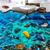 MASCLN Carta Da Parati Foto 3D Mondo Sottomarino Piastrelle Per Pavimenti Murali Bagno Camera Da Letto Per Bambini Adesivo Per Pavimenti PVC Usura Antiscivolo Decorazioni Per La Casa 3 D,430 * 300cm