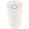 WRITWAA Paralume Copertura Resistente e Stabile Cilindrico Base E27 in Lino Beige per Lampade da Tavolo da Terra per Decorazione della Casa