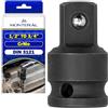 MONTERAL Adattatore Bussola per Avvitatore a Impulsi 1/2″ a 3/4″ Connettore Femmina/Maschio DIN 3121 - Adattatore per Chiavi a Bussola Realizzato in Acciaio Legato al Cromo Molibdeno CrMo - MONTERAL
