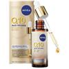 NIVEA Q10 Antirughe Collagen Expert - Siero facciale riparatore 3in1 - viso, collo e scollatura - rassodante - Q10, peptidi di collagene e ceramide - rughe profonde - pelle molto secca e flaccida - 30