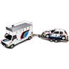 OTTOMOBILE PEUGEOT 205 TURBO T16 #2 1ST MONTECARLO 1985 J5 RIMORCHIO OTTO MOBILE OT328 1/18