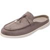 Xinghuanhua Mocassini Mules Senza Tallone Uomo Pelle Scamosciata Scarpe Slip On Leggere Casual per Uso Quotidiano