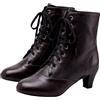 ticticlily Stivaletti Donna Vintage Gotico Stivali | Comode, Eleganti, Stringati, Boots, con Tacco, Autunnali Invernali
