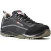 SIXTON Scarpe Antinfortunistiche Basse S3 SRC ESD Pelle Fiore Nubuk Hydro 550gr Punta Alluminio Ritmo PASITOS SIXTON EN ISO 20345:2011
