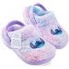 Disney Stitch Zoccoli Bambina EU 28-37, Pantofole Invernali Antiscivolo, Eva Suola Cinturino Regolabile, Regali per Lei