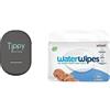TIPPY PAD dispositivo anti abbandono, multicolore & WaterWipes Original Salviette Senza Plastica per Bebè, 240 Unità, 4 Confezioni