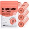 LIXINGLY Berberine Transdermal Patches, 30 conti, 8 ore di supporto per il benessere metabolico e la gestione dell'appetito