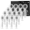 Candore Formato Risparmio 16 Cappucci Igienici con Oral-B Compatibili Testine Tonde Trasparenti Candore