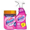VANISH Kit Vanish: Oxi Action Multipower Polvere Rosa 1 kg, Smacchiatore per Capi Colorati, Multi Smacchiatore Spray 725ml
